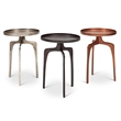 Urbia Elements Vinya End Table in Vintage Silver