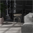 Urbia Elements Vinya End Table in Vintage Silver