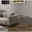 Urbia Elements Vinya End Table in Vintage Silver