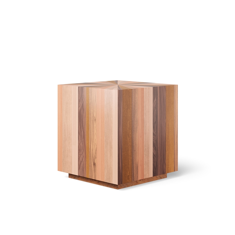 Urbia IE Series Sun End Table in Mixed Wood