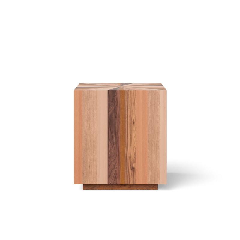 Urbia IE Series Sun End Table in Mixed Wood