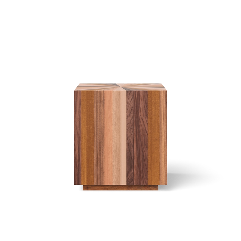 Urbia IE Series Sun End Table in Mixed Wood