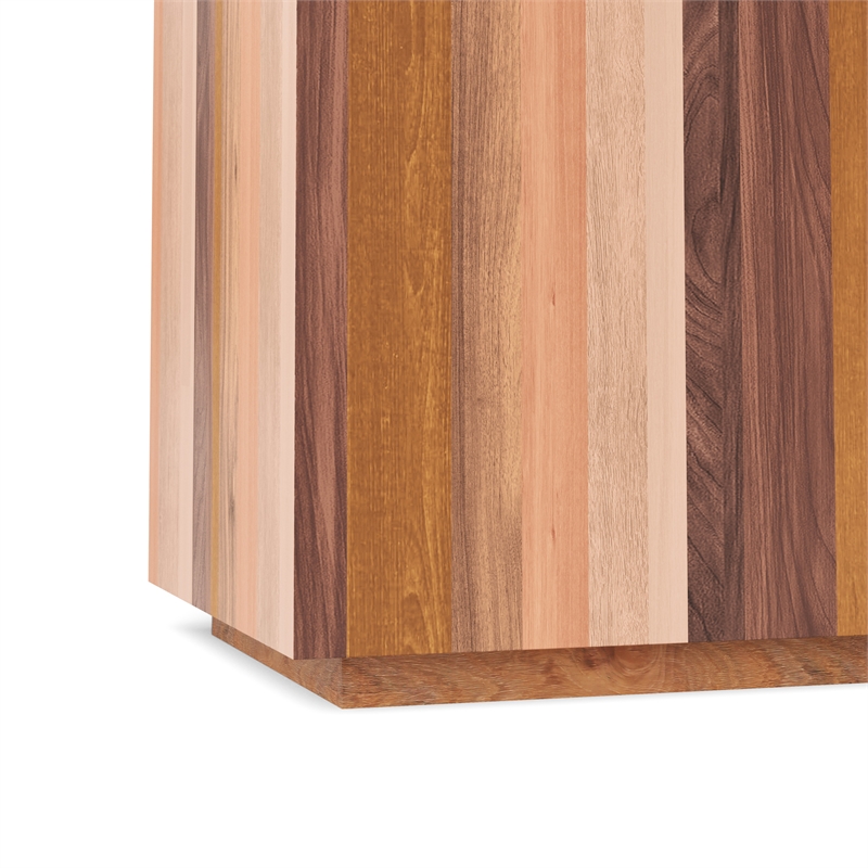 Urbia IE Series Sun End Table in Mixed Wood