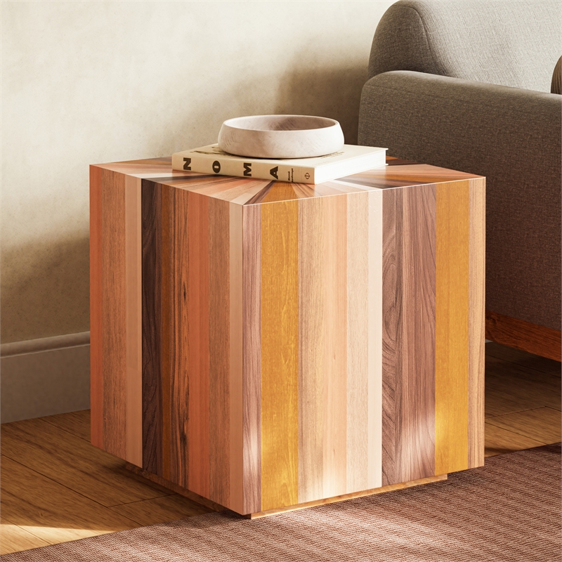 Urbia IE Series Sun End Table in Mixed Wood