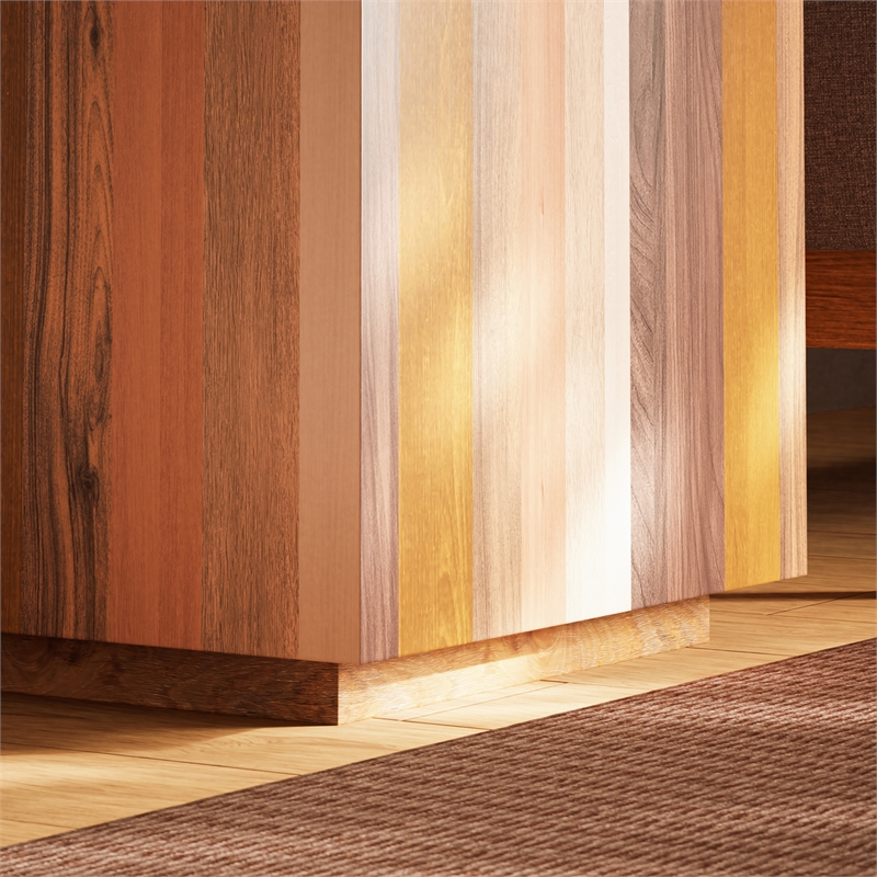 Urbia IE Series Sun End Table in Mixed Wood