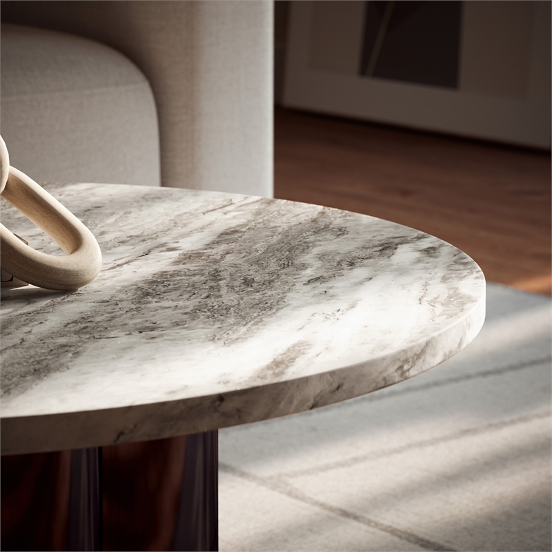 Urbia Marbelle Martie Coffee Table in Toronto Sand Marble Finish