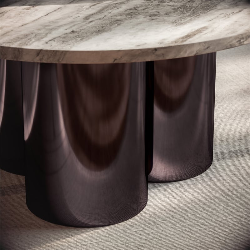 Urbia Marbelle Martie Coffee Table in Toronto Sand Marble Finish
