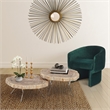Urbia Relique Lastra Coffee Table in Stainless Steel Legs/Light Top (Set of 2)