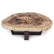 Urbia Relique Valerie Coffee Table in Dark Brown Frame Natural Light Top