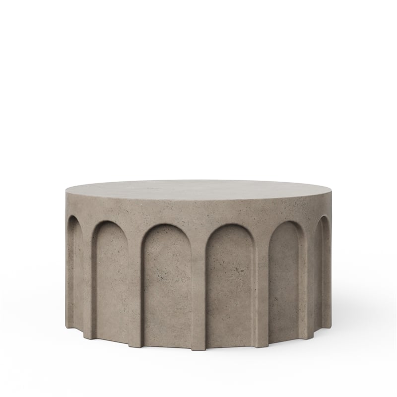 Urbia Mixx Atlas Round Coffee Table in Dark Grey