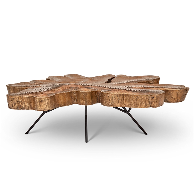 Urbia IE Series Slab Coffee Table in Brass