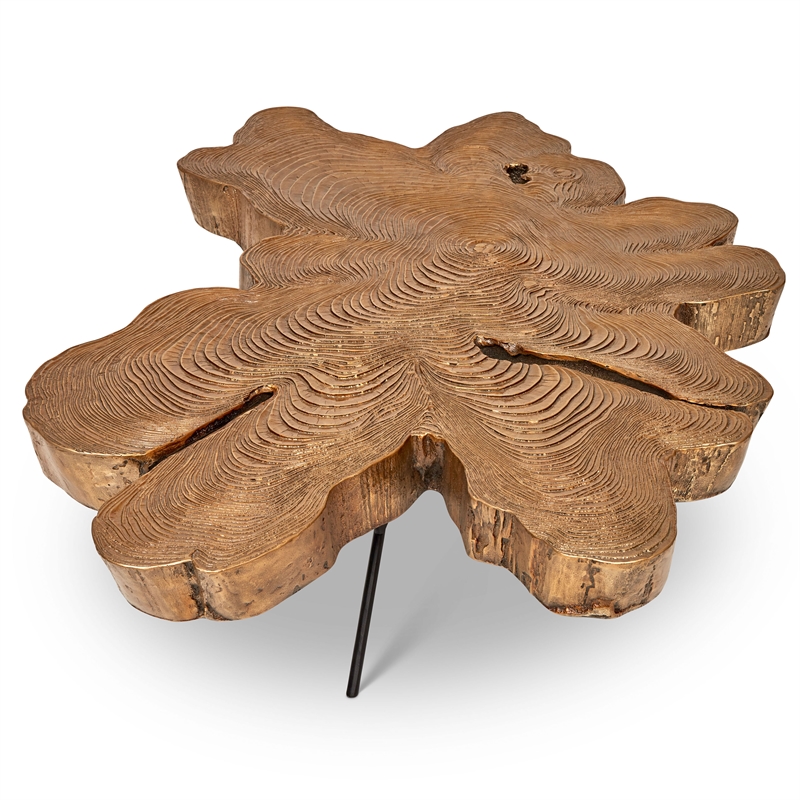 Urbia IE Series Slab Coffee Table in Brass
