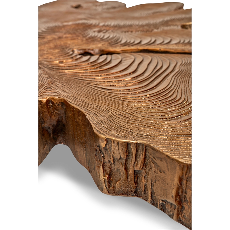 Urbia IE Series Slab Coffee Table in Brass
