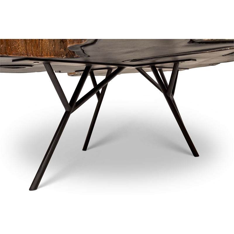 Urbia IE Series Slab Coffee Table in Brass