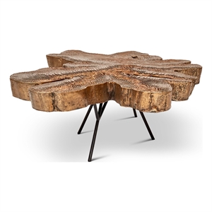 Urbia IE Series Slab Coffee Table in Brass