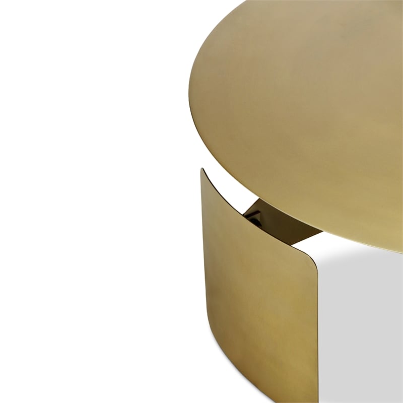 Urbia Senshi Industrial Coffee Table in Industrial Brass