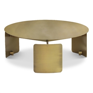 Urbia Senshi Industrial Coffee Table in Industrial Brass