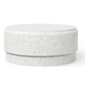 Urbia Mixx Barrel 39&quot Coffee Table in Ivory Terrazzo
