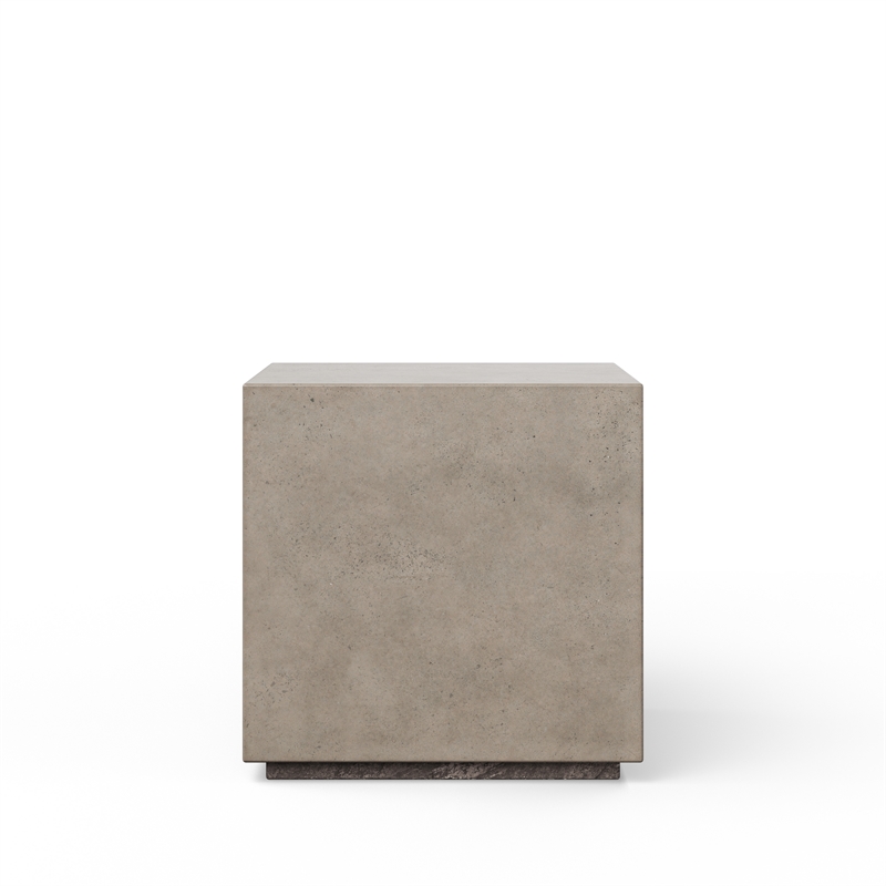 Urbia Mixx Bloc End Table in Dark Gray