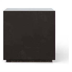 Urbia Mixx Bloc End Table in Lava Black