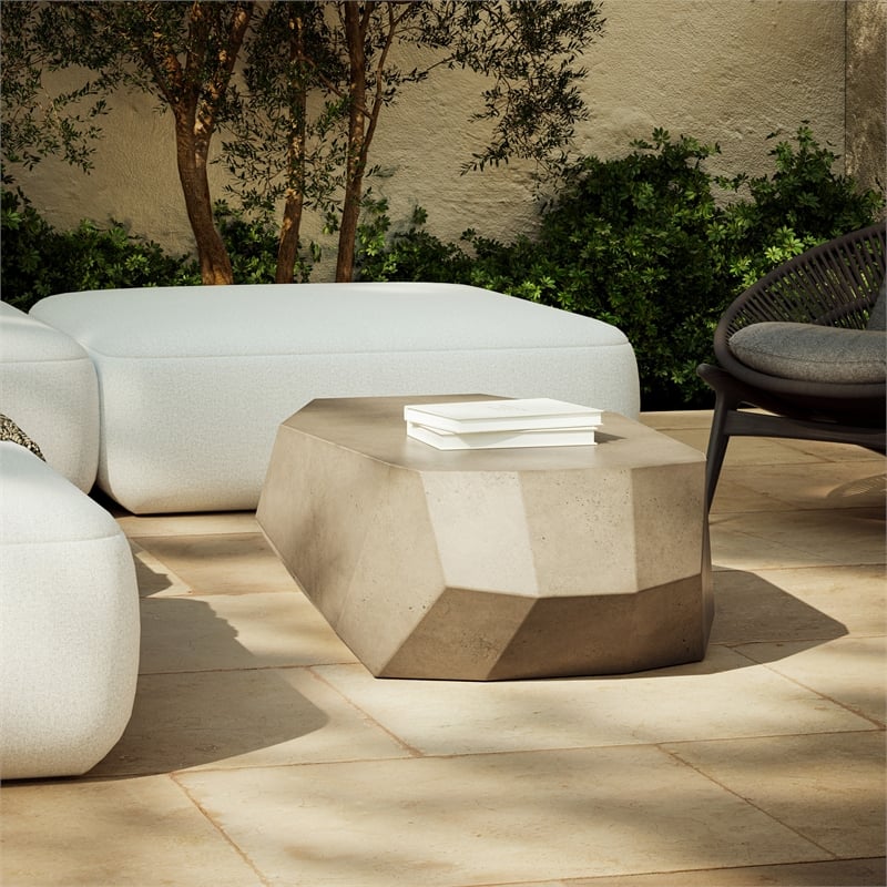 Urbia Mixx Kristal Coffee Table in Dark Grey