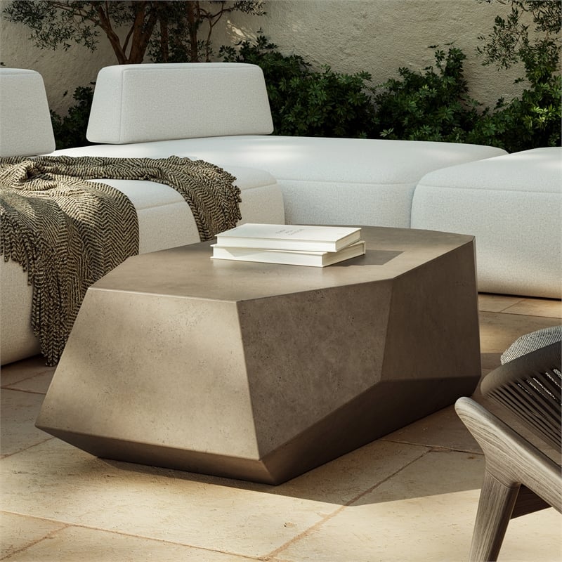 Urbia Mixx Kristal Coffee Table in Dark Grey