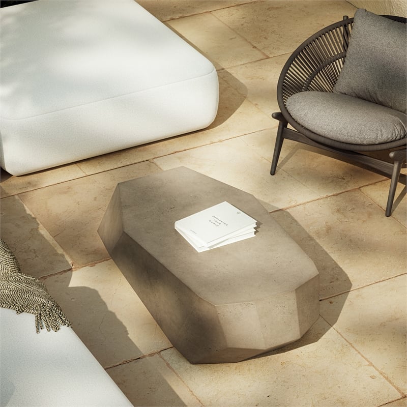 Urbia Mixx Kristal Coffee Table in Dark Grey