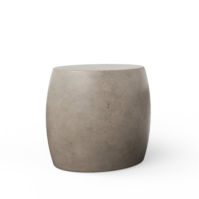 Urbia Mixx Pebble End Table in Dark Grey