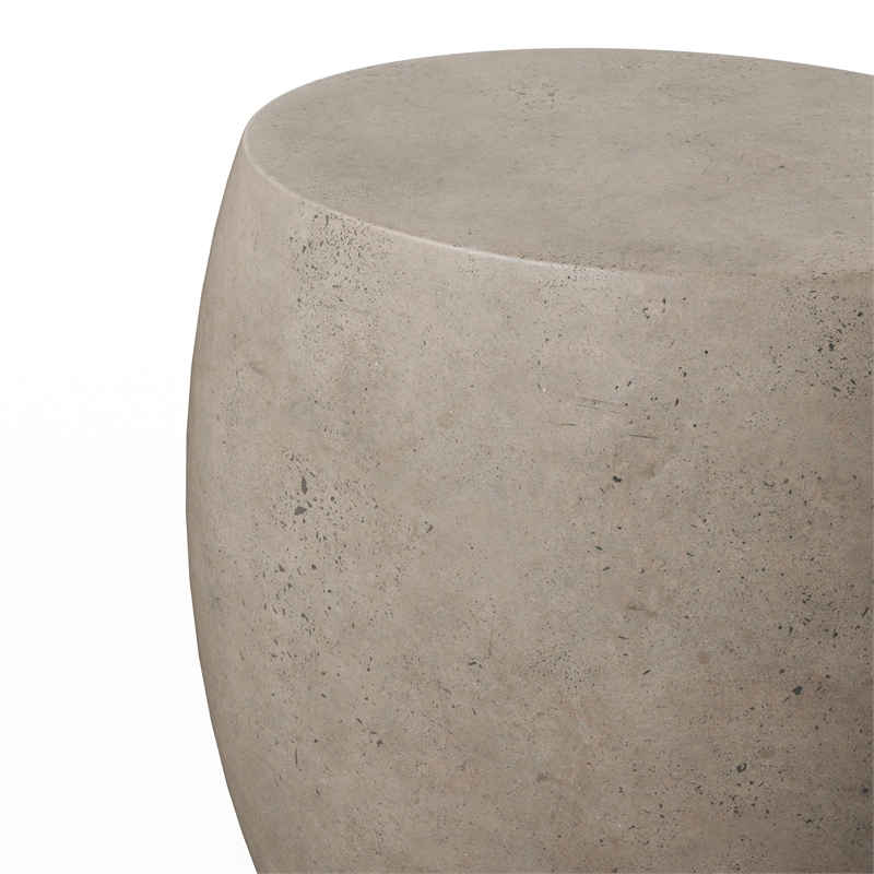 Urbia Mixx Pebble End Table in Dark Grey