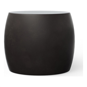 Urbia Mixx Pebble End Table in Lava Black