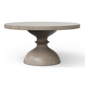 Urbia Mixx Spindle 59&quot Round Dining Table in Dark Grey