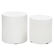 Urbia Furniture Mixx Una Pedestal Ivory (Set of 2)