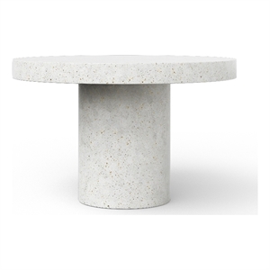 Urbia 47.25&quotDia. Mixx Circa Dining Table in Ivory Terrazzo