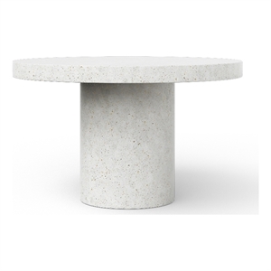 Urbia 60&quotDia. Mixx Circa Counter Height Dining Table in Ivory Terrazzo