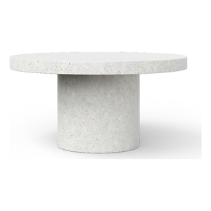 Urbia 60&quotDia. Mixx Circa Dining Table in Ivory Terrazzo