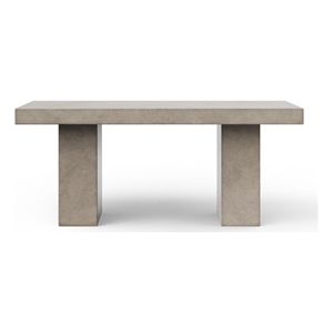 Urbia 35.5&quot x 70.75&quot Mixx Elcor Dining Table in Dark Gray
