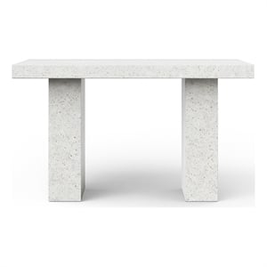 Urbia 35.5&quot x 70.75&quot Mixx Elcor Bar Height Dining Table in Ivory Terrazzo