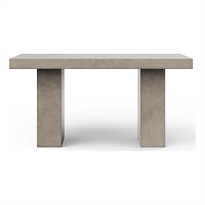 Urbia 35.5&quot x 70.75&quot Mixx Elcor Counter Height Dining Table in Dark Grey