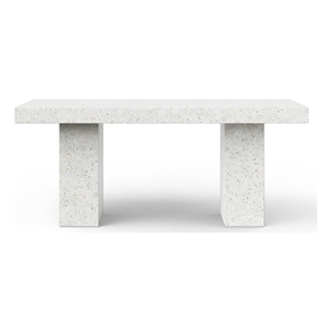 Urbia 35.5&quot x 70.75&quot Mixx Elcor Dining Table in Ivory Terrazzo
