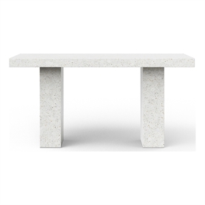 Urbia 39.25&quot x 82.75&quot Mixx Elcor Bar Height Dining Table in Ivory Terrazzo