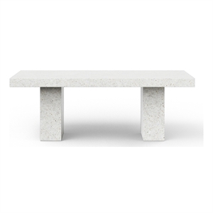 Urbia 39.25&quot x 82.75&quot Mixx Elcor Dining Table in Ivory Terrazzo