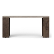 Urbia Mixx Heritage Console in Heritage Brown Frame Dark Grey Top