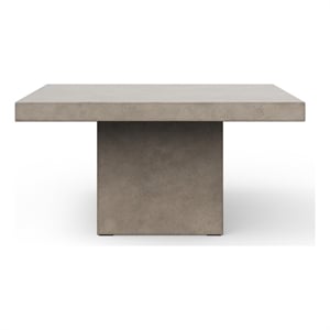 Urbia Mixx Una 59&quot Square Dining Table in Dark Gray