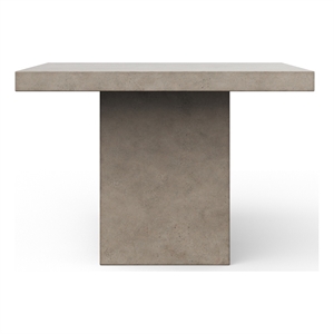 Urbia Mixx Una 59&quot Square Bar Height Dining Table in Dark Grey
