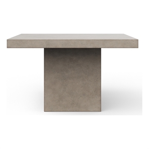 Urbia Mixx Una 59&quot Square Counter Height Dining Table in Dark Grey