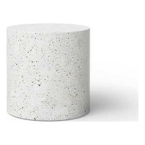 Urbia Mixx Una 16&quot Pedesatal in Ivory Terrazzo