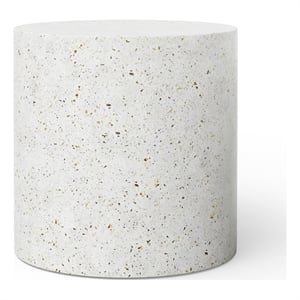 Urbia Mixx Una 20&quot Pedesatal in Ivory Terrazzo