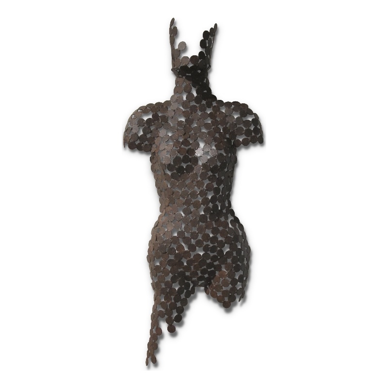 Urbia Naturals Female Torso in Faux Rust