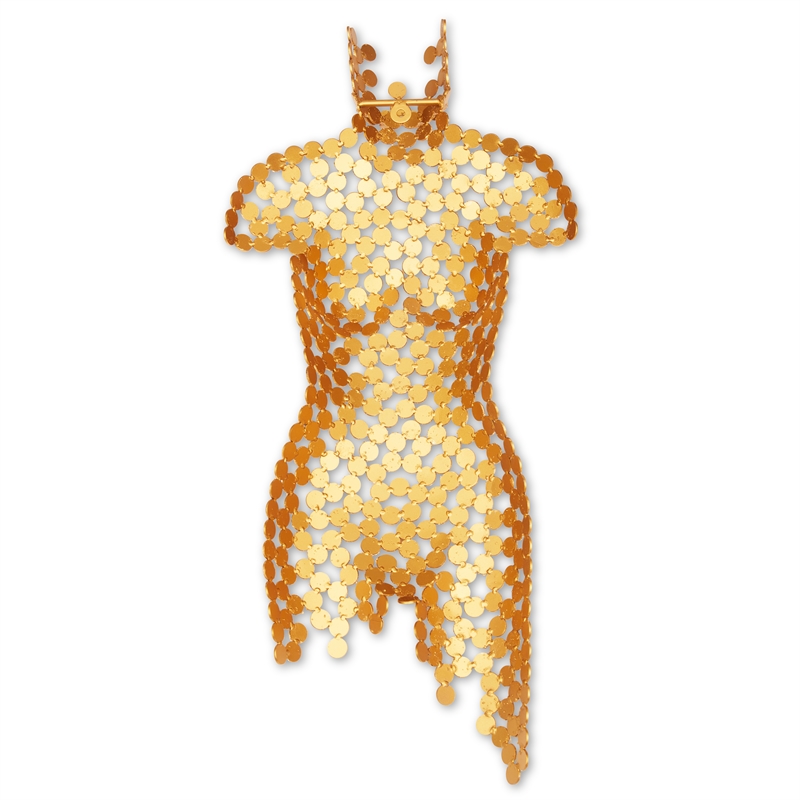 Urbia Naturals Female Torso in Gold Leaf