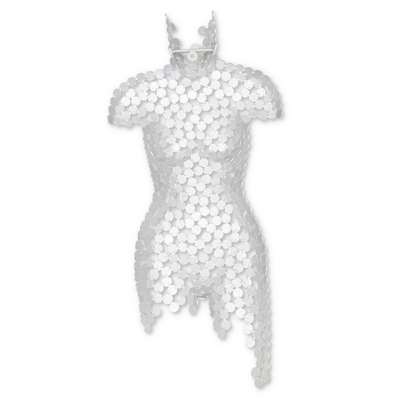 Urbia Naturals Female Torso in Silver Leaf